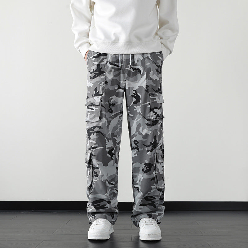 Mens Multi-pocket Work Pants