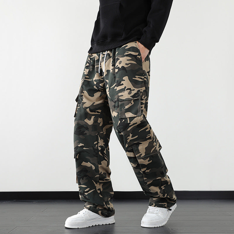 Mens Multi-pocket Work Pants