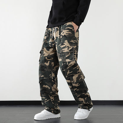Mens Multi-pocket Work Pants