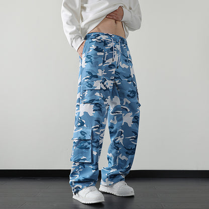 Mens Multi-pocket Work Pants