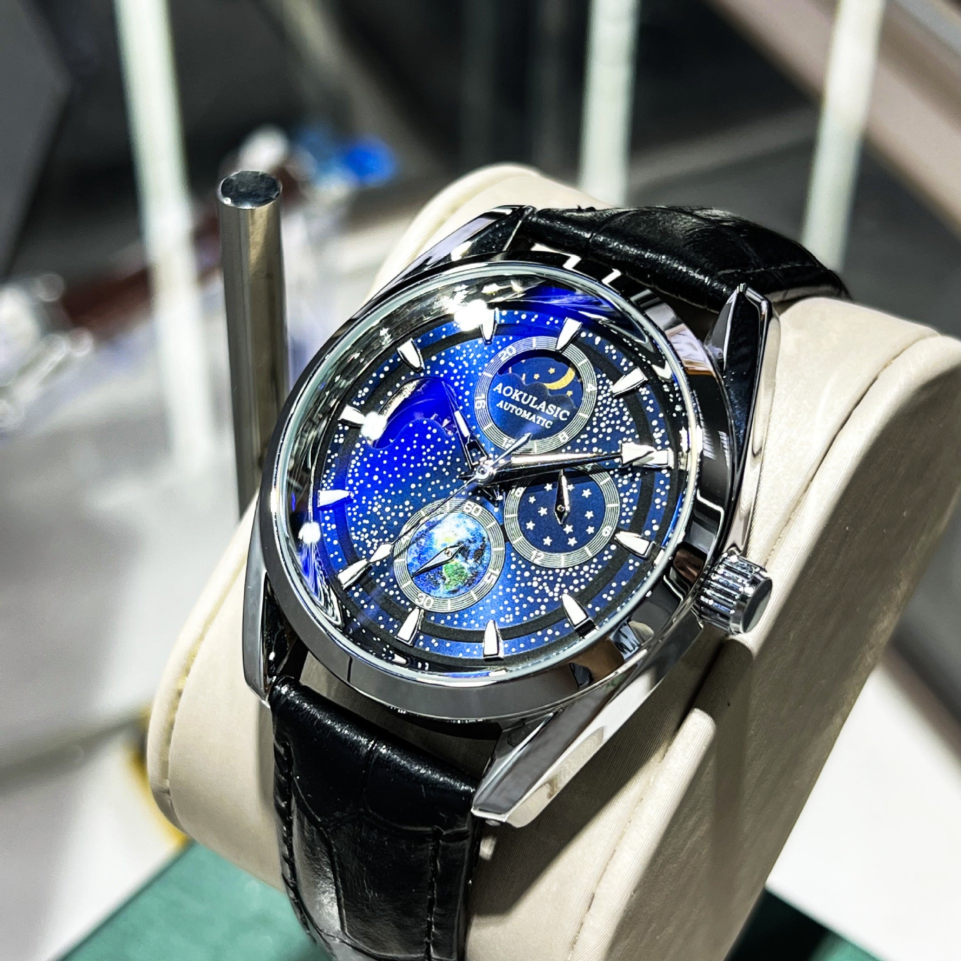 luminous mechanical watch box and packaging