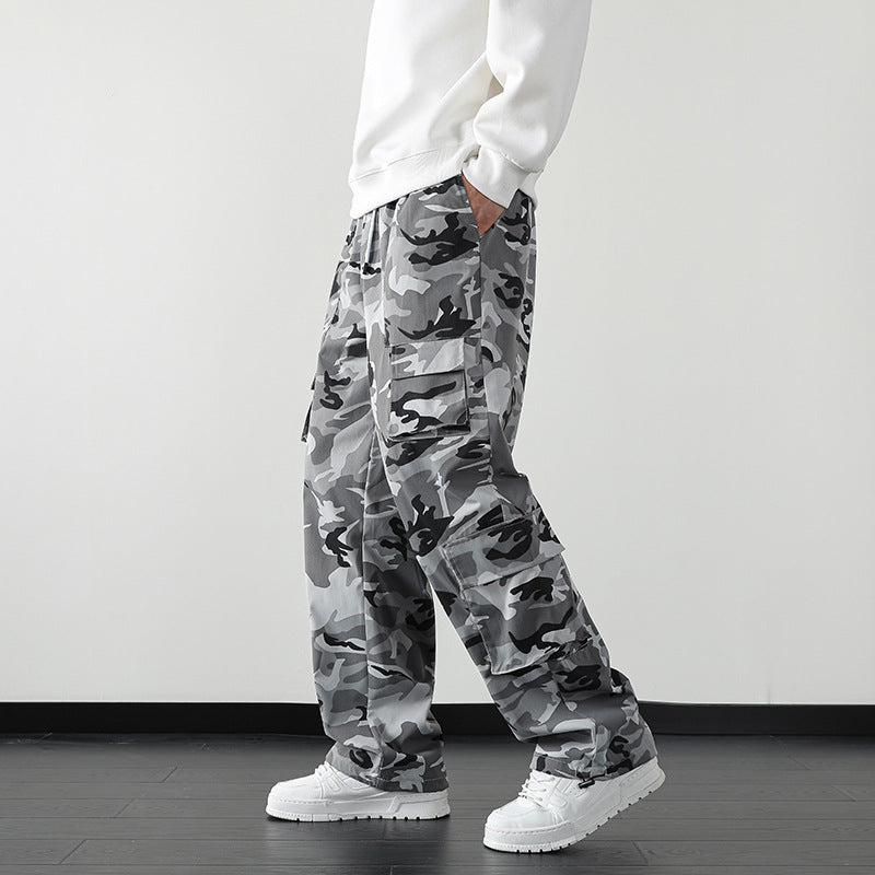 Mens Multi-pocket Work Pants