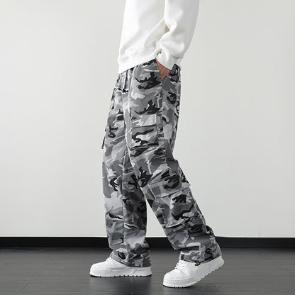 Mens Multi-pocket Work Pants