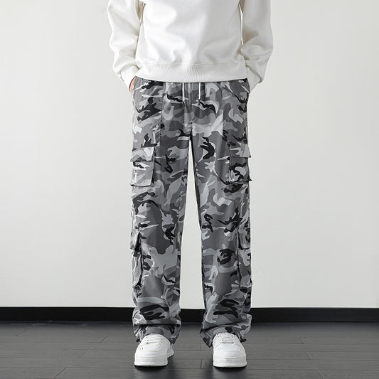Mens Multi-pocket Work Pants