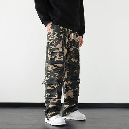 Mens Multi-pocket Work Pants