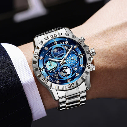 Fully Automatic Waterproof Stylish Student Watch With A Luminous Dial And Calendar